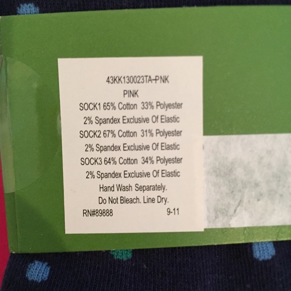 ⬇️⬇️ Kate Spade Multicolored Socks 3-Pack NWT - Picture 6 of 8